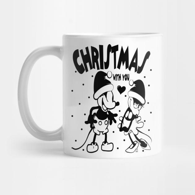 Christmas Steamboat Willie Couple 2 by Megadorim